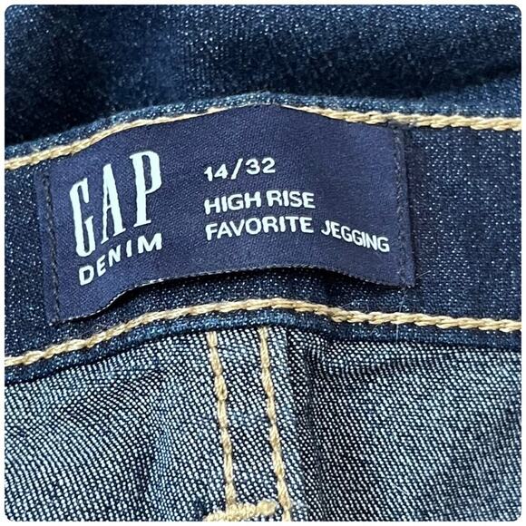 Gap Denim High Rise Favorite Jeggings Size 14/32 Style 764828 Lightweight - Picture 10 of 12